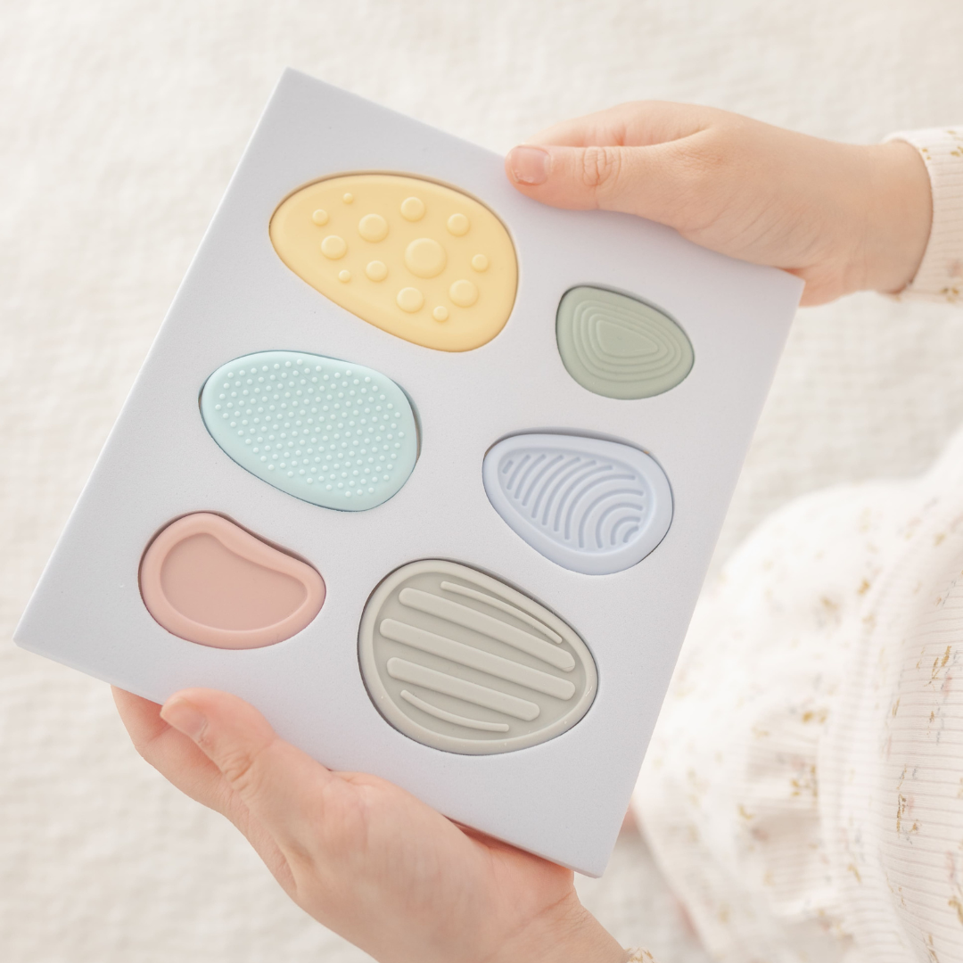 Worry Stones – Calming Sensory Fidget for Kids (Set of 6) - Savedra James