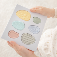 Worry Stones – Calming Sensory Fidget for Kids (Set of 6)