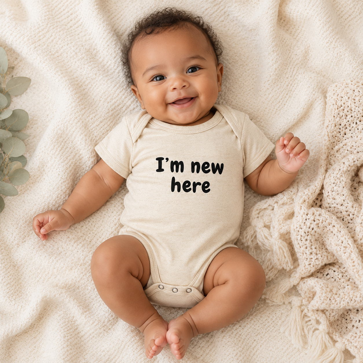I'm New Here Onesie