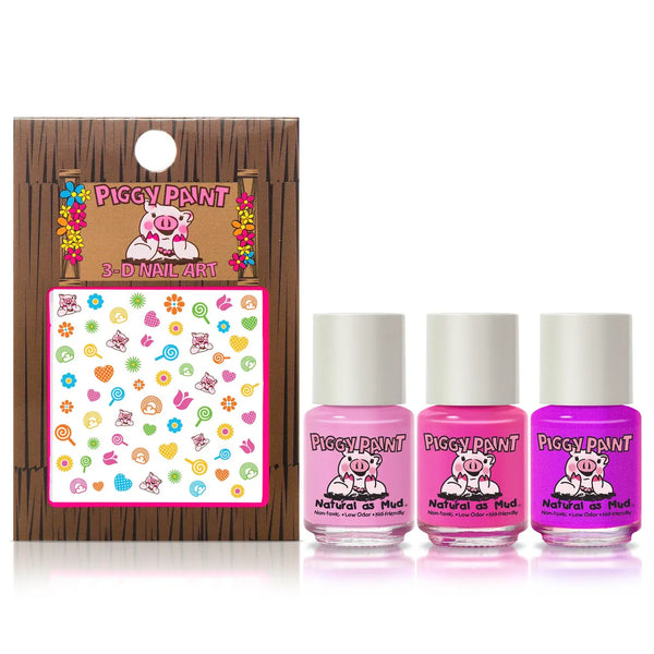 Rainbow Party Polish Set Non-Toxic Kids Nail Polish