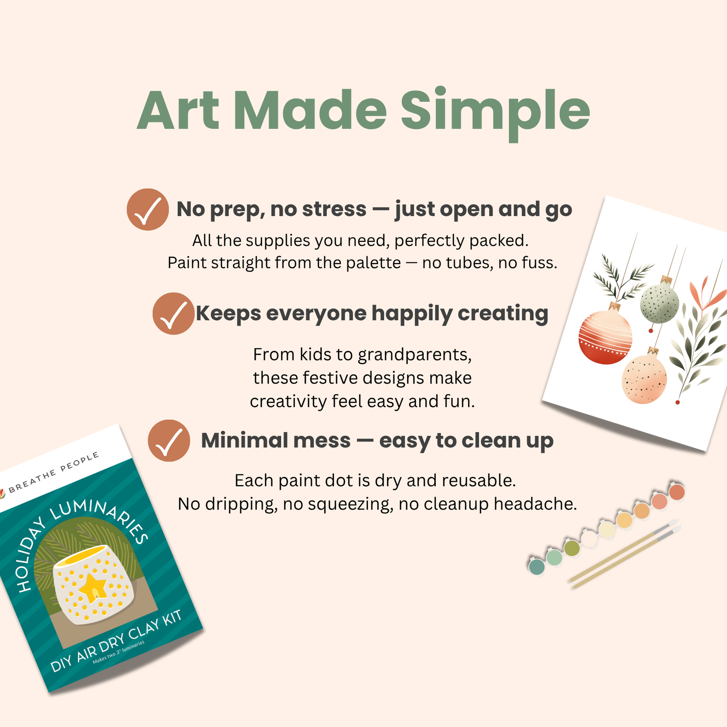 Limited Edition, All in One Watercolor Kit - Santa