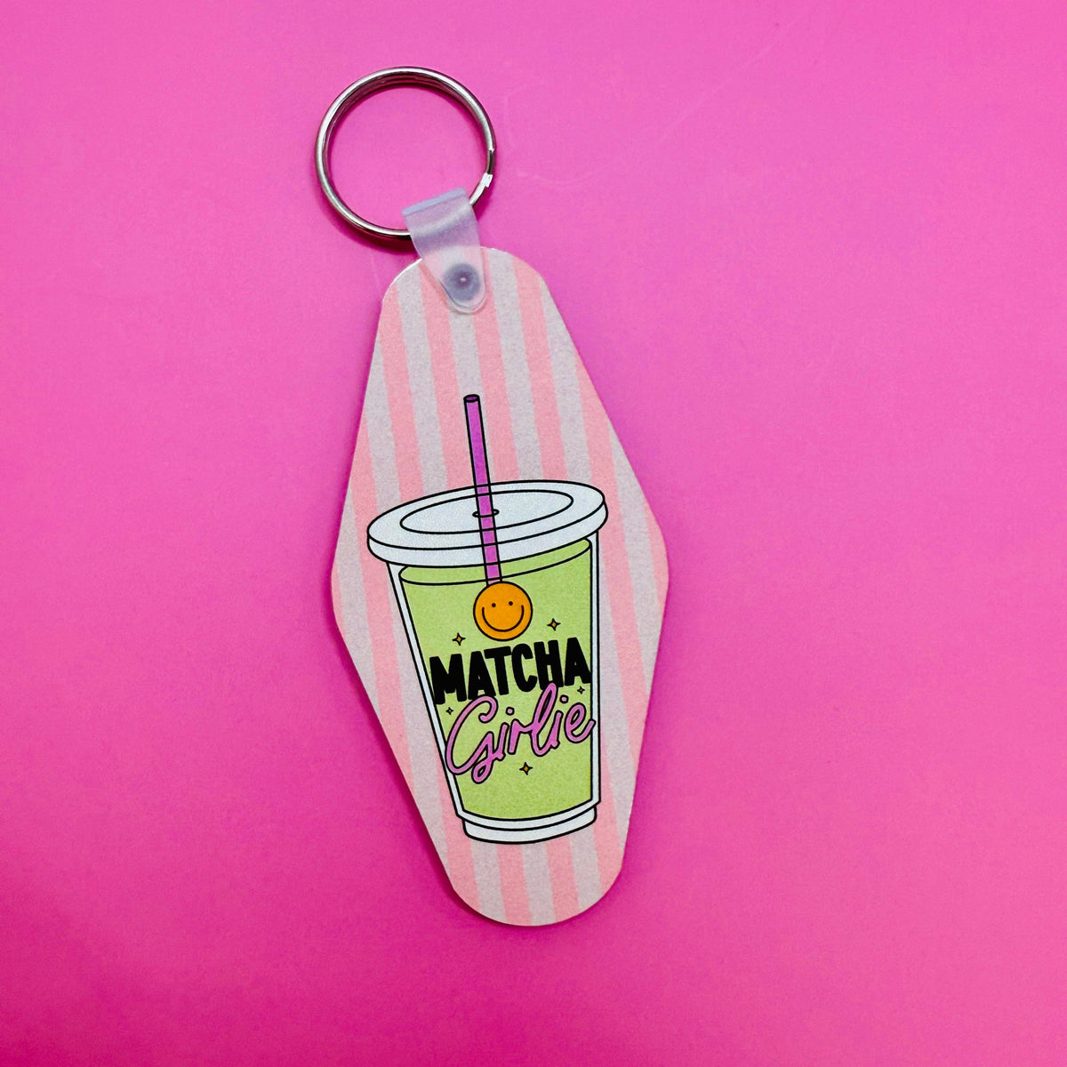 Motel Style Keychain, Matcha Girlie