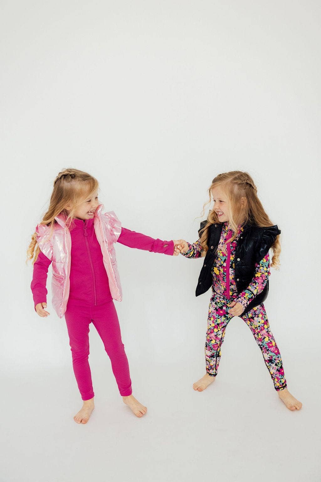 Pink Iridescent Puffer Vest