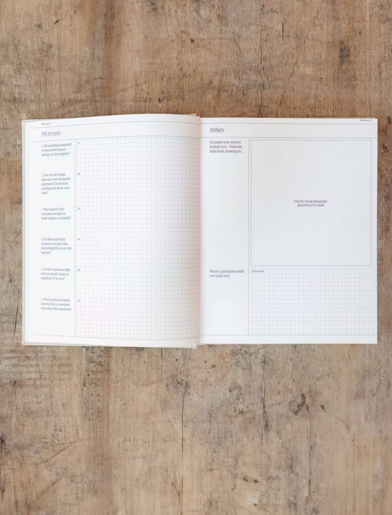 Family Memory Book: 50 memories made together - Savedra James