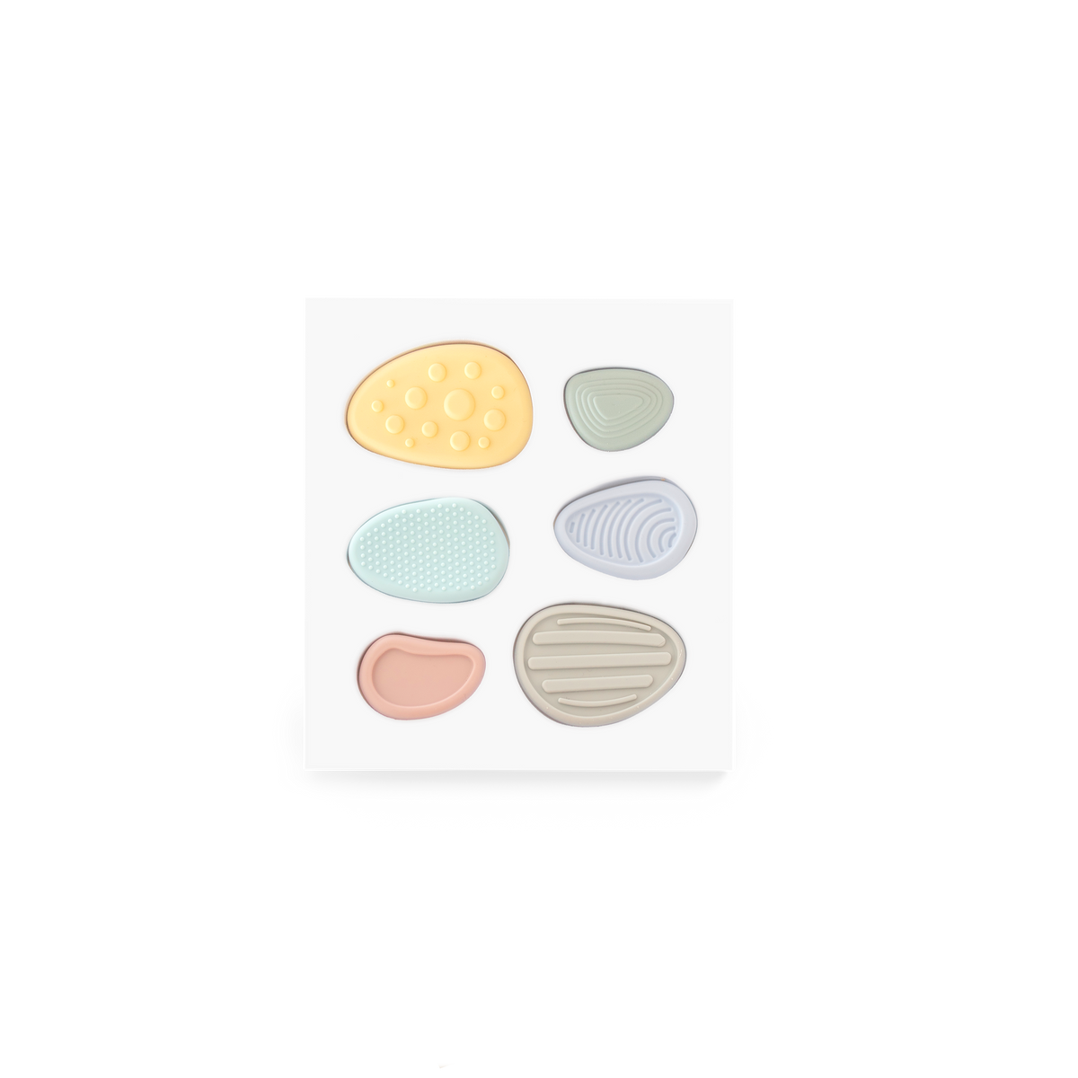 Worry Stones – Calming Sensory Fidget for Kids (Set of 6)