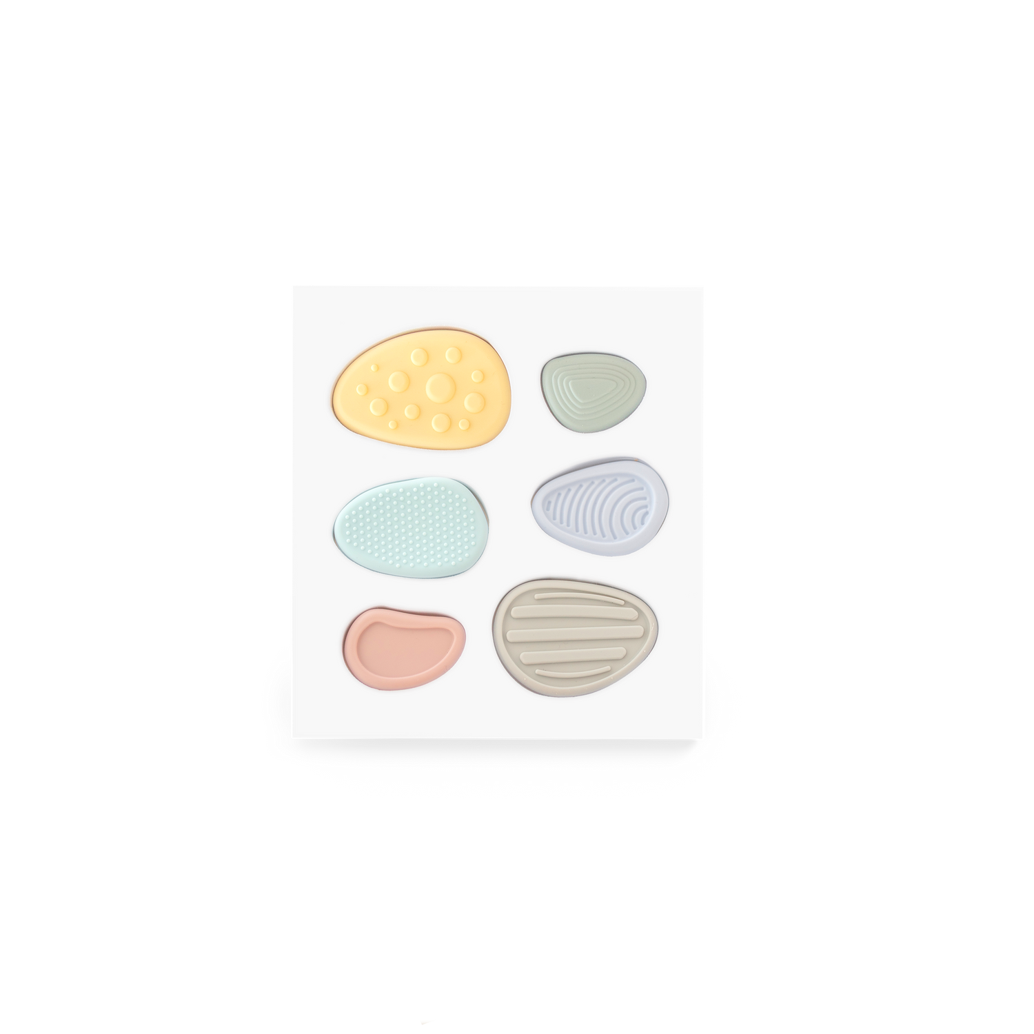 Worry Stones – Calming Sensory Fidget for Kids (Set of 6) - Savedra James