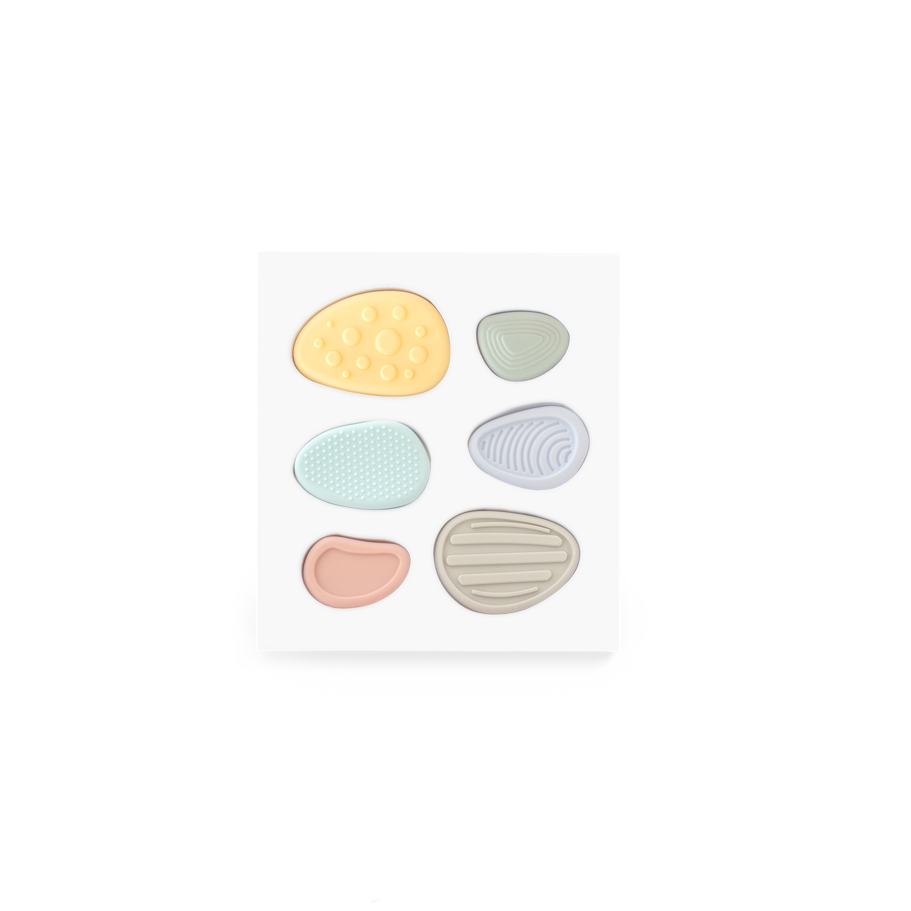 Worry Stones – Calming Sensory Fidget for Kids (Set of 6) - Savedra James