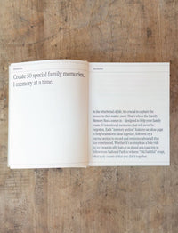 Family Memory Book: 50 memories made together