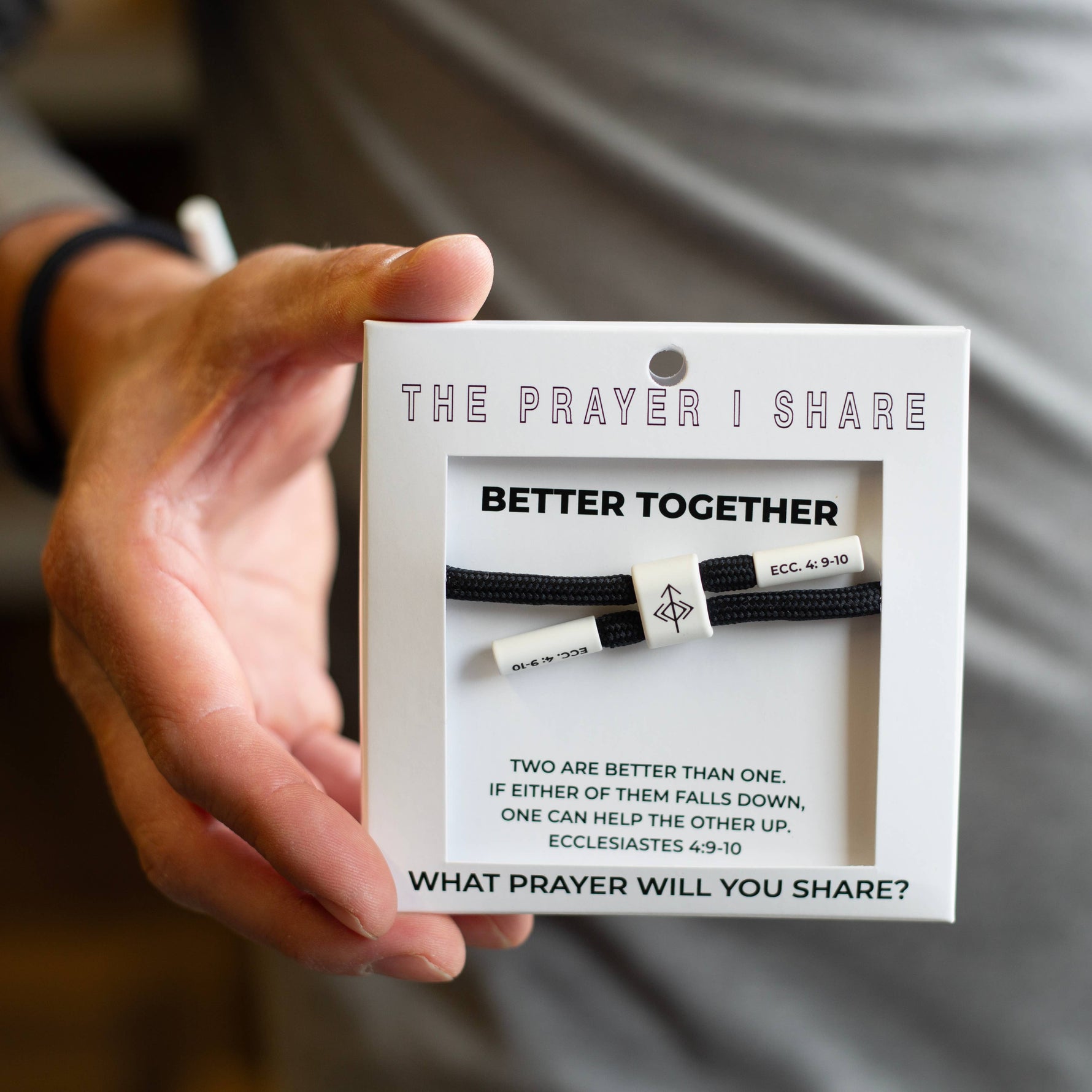 BETTER TOGETHER Bracelet, Christian Cord Bracelet - Savedra James