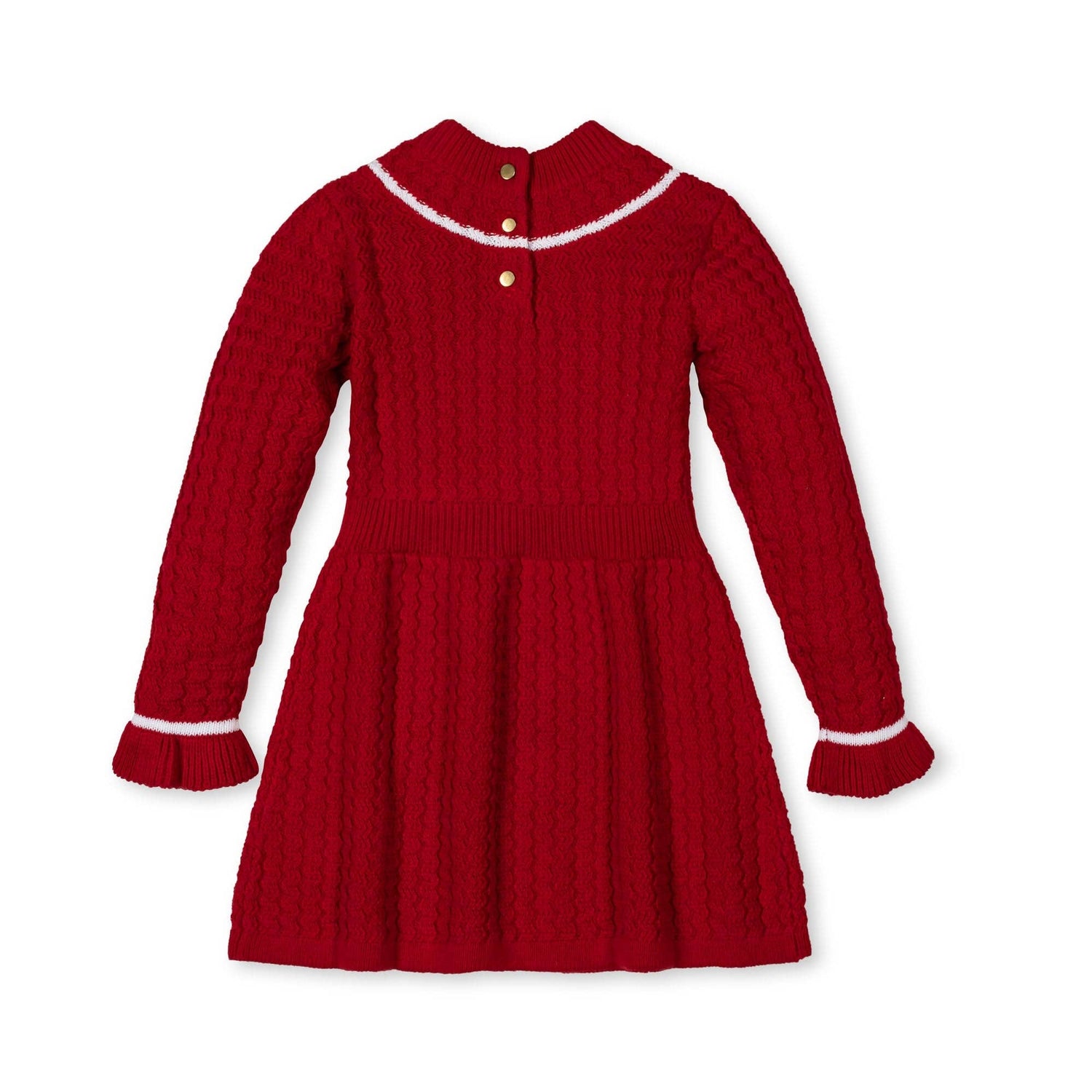 Organic Mock Neck Cable Sweater Dress