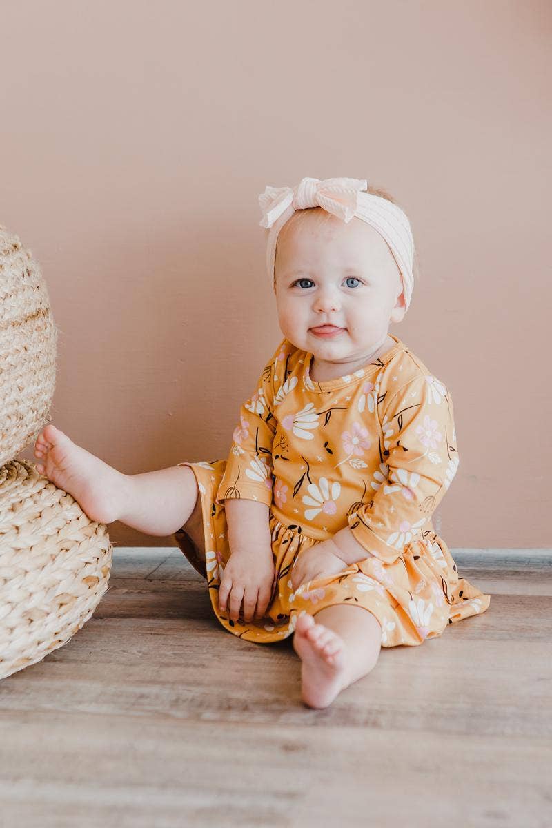Dandelions in Fall Twirl Bodysuit - Savedra James