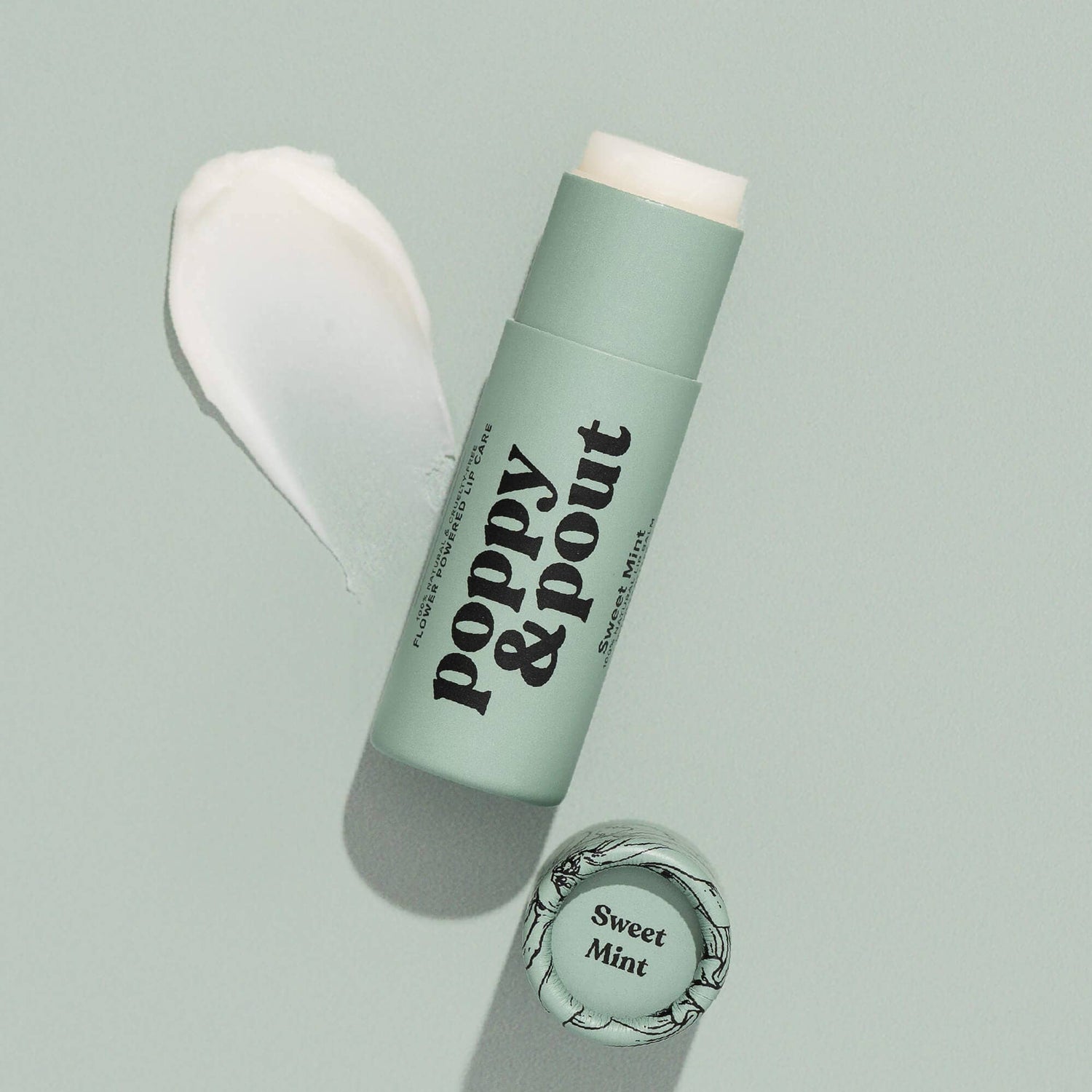 vegan mint lip balm
