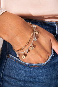 Snowflake Charm Bracelet