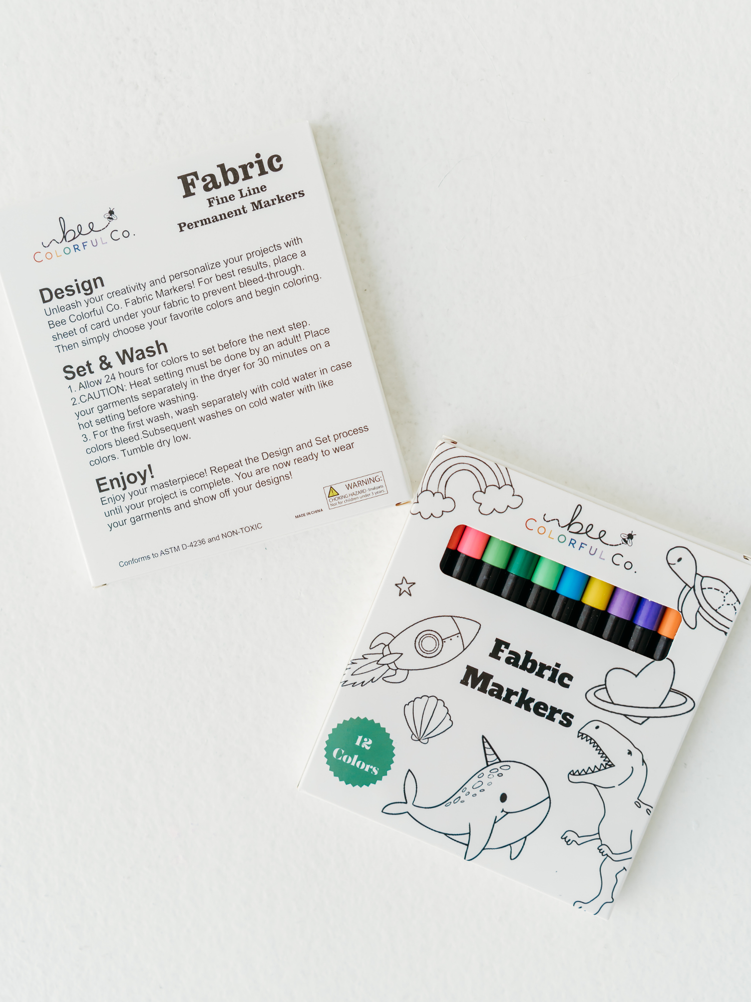 Fabric Markers Set for Customizing Coloring Pajamas - Savedra James