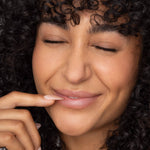 tinted lip balm, women smiling