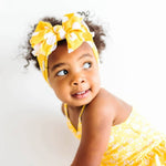 Baby Bling® Printed FAB® soft nylon bow headband - Savedra James
