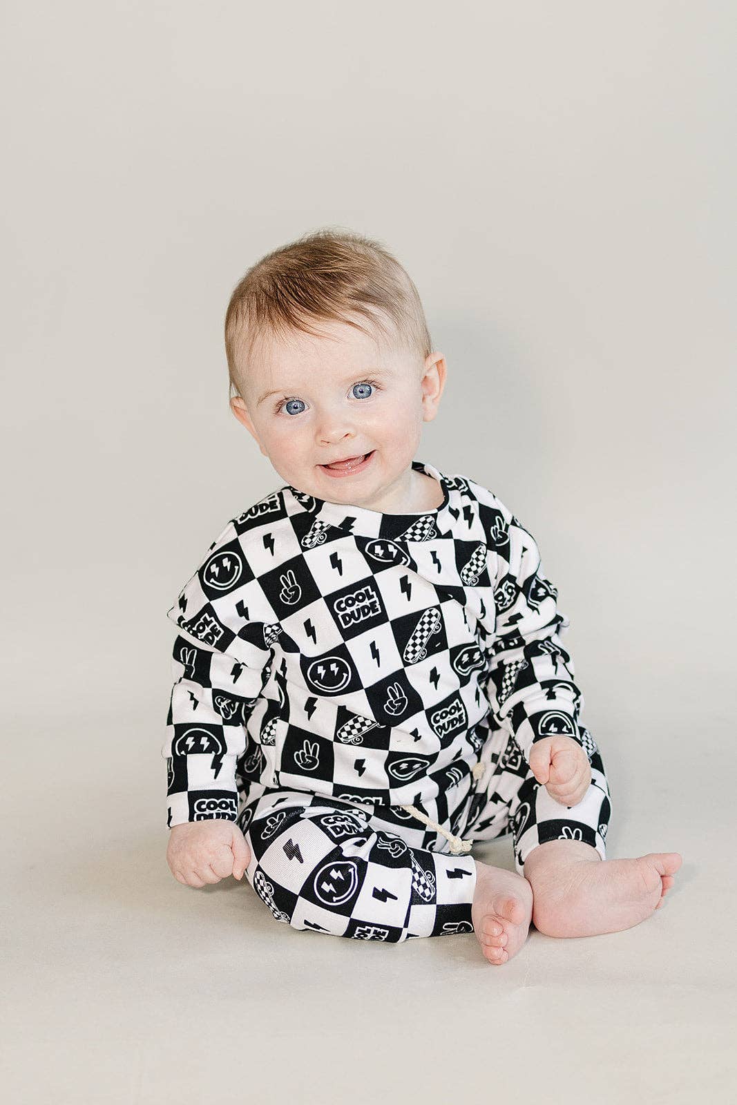 Toddler Jogger Set | Cool Dude Print Cotton Two-Piece Outfit