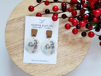 The Nativity Set- Christmas Religious Polymer Clay Earrings