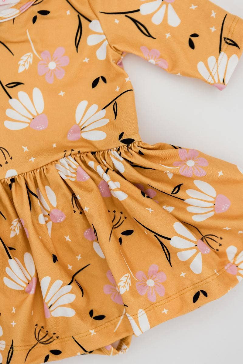 Dandelions in Fall Twirl Bodysuit - Savedra James