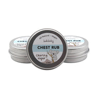Balm Baby Natural Chest Vapor Rub - Glass Jar (TRAVEL Size)