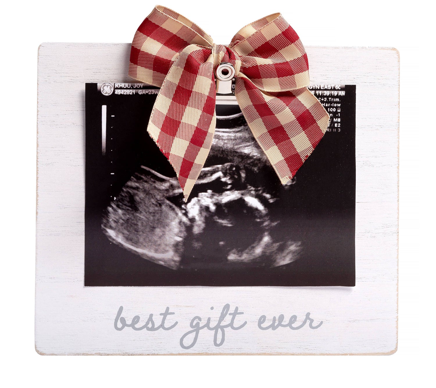 Best Gift Ever Sonogram Holiday Picture Frame