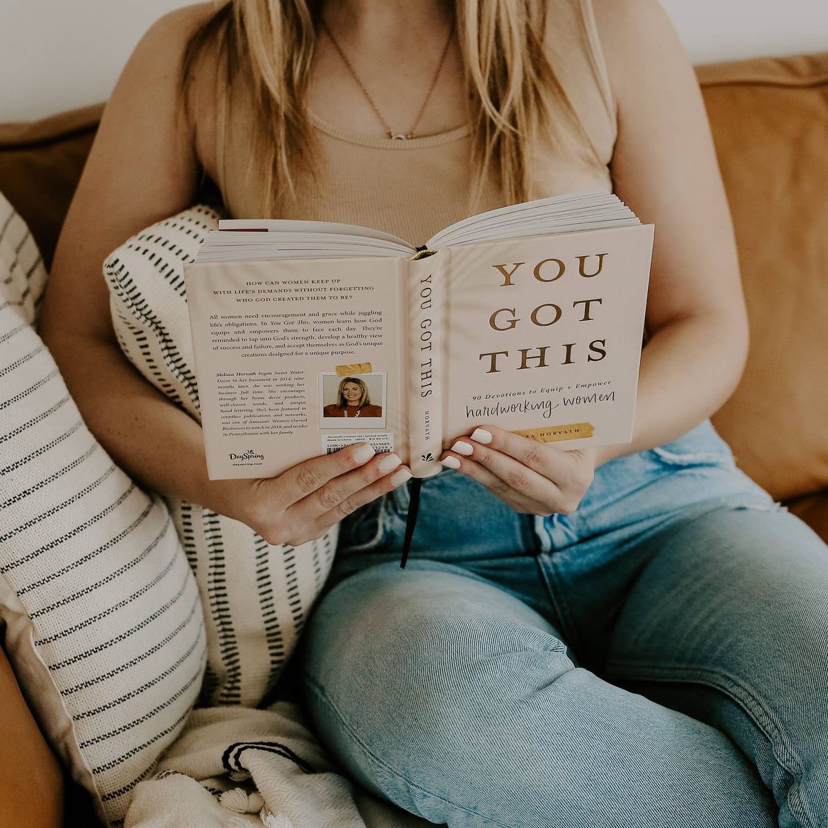 woman reading the women devotional journal