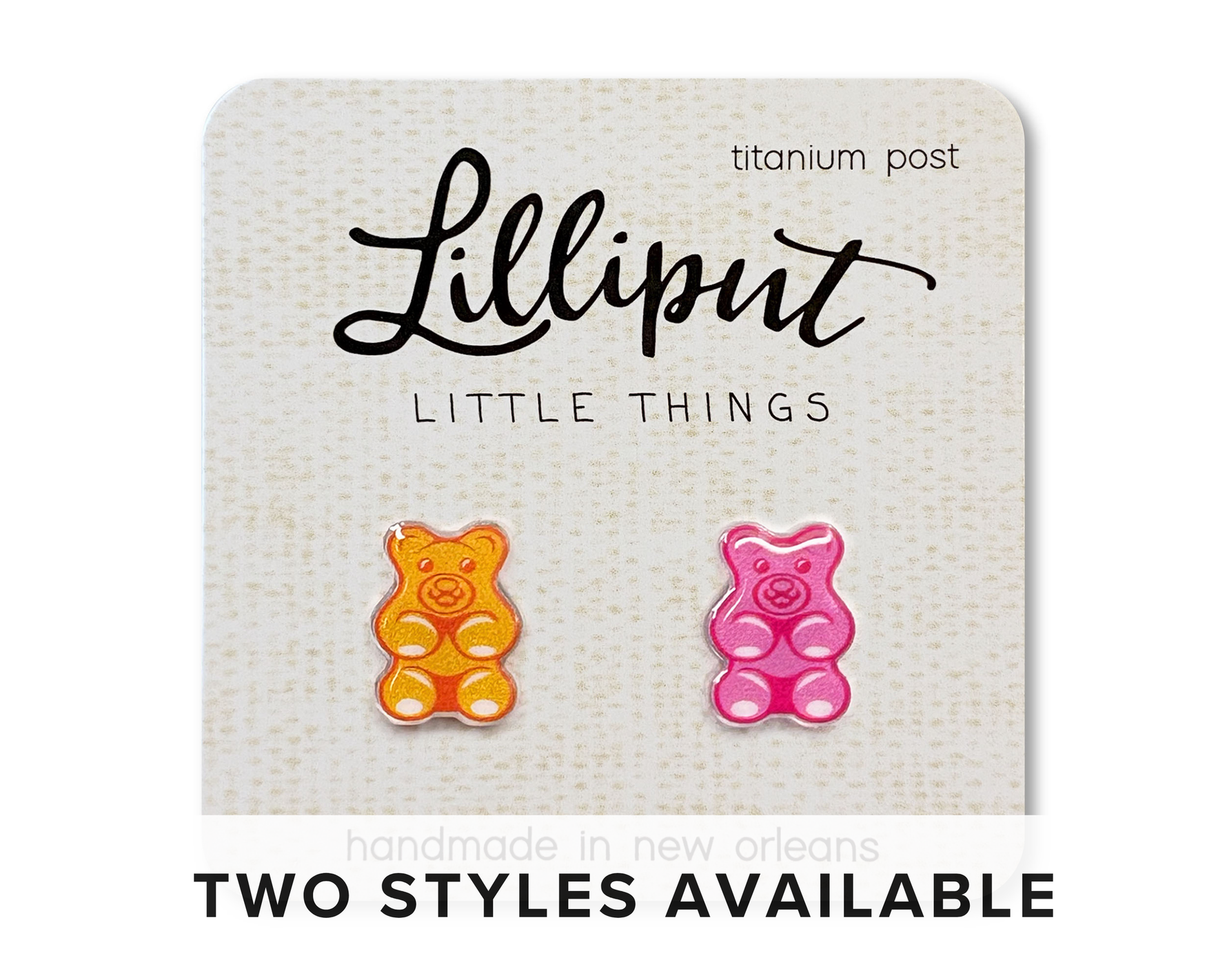 Gummy Bear Earrings // Colorful Fun Earrings - Savedra James