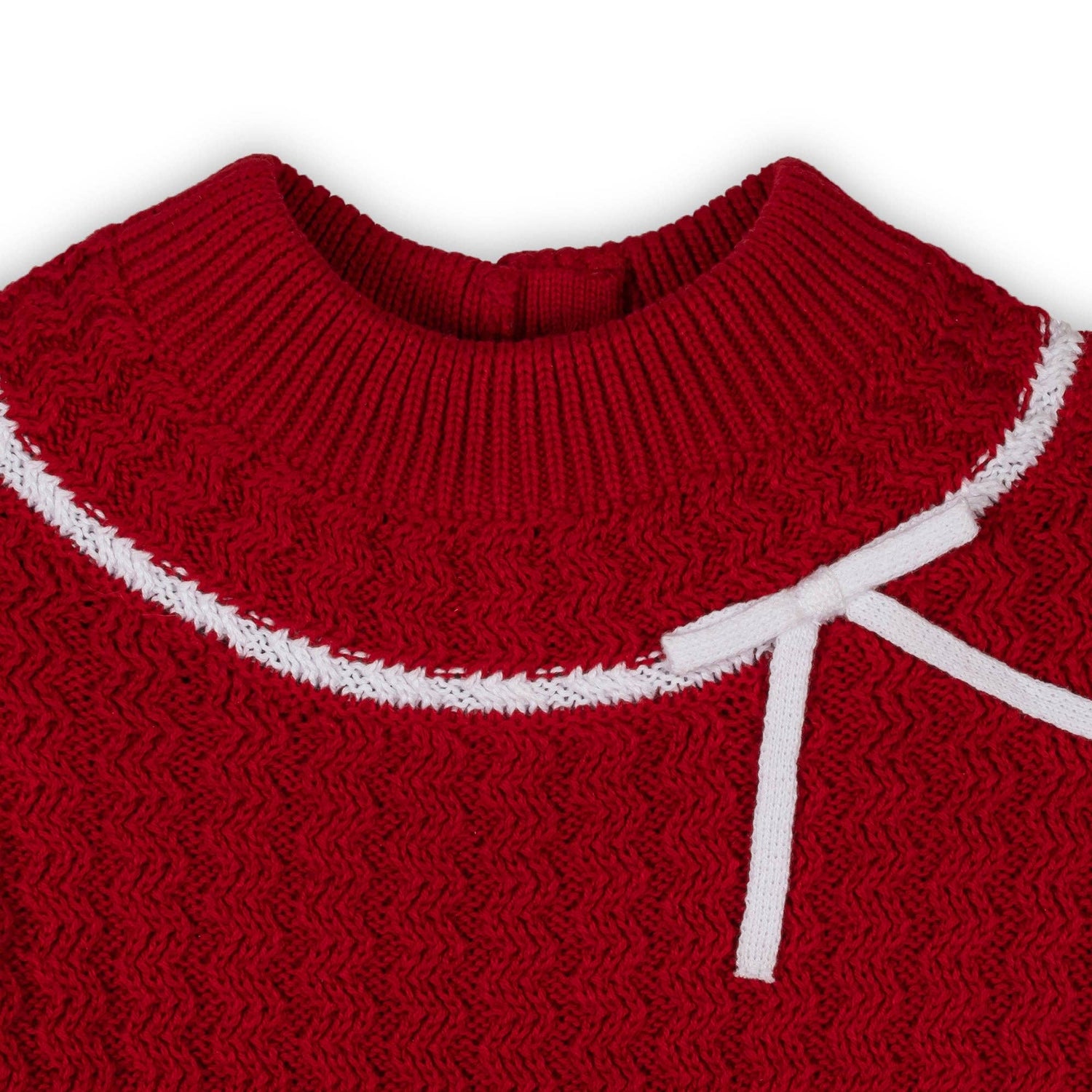 Organic Mock Neck Cable Sweater Dress