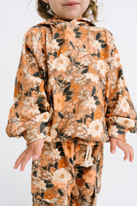 Autumn Bloom Cargo Hoodie Set