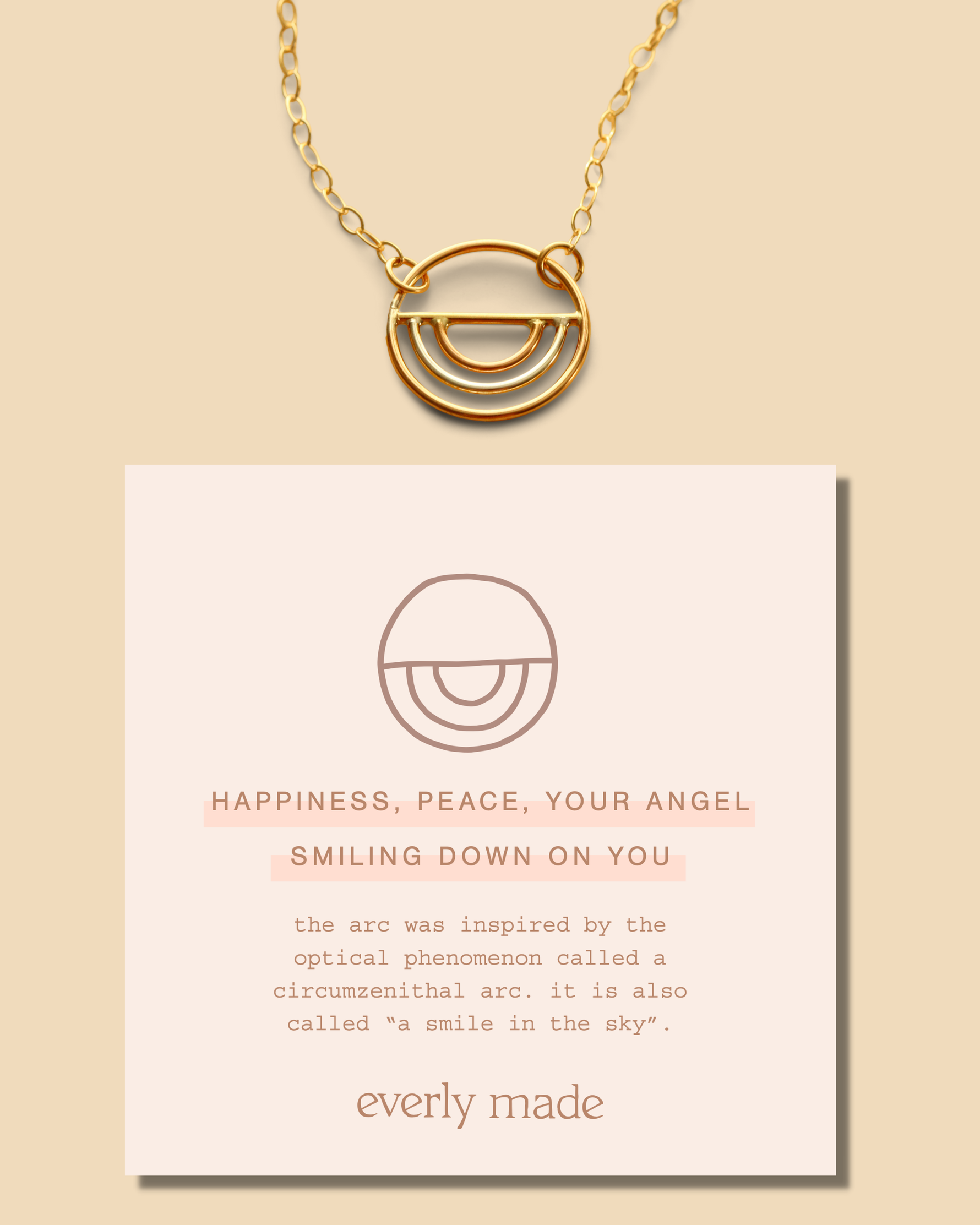 The Arc Sterling Silver Pendant Necklace - Savedra James