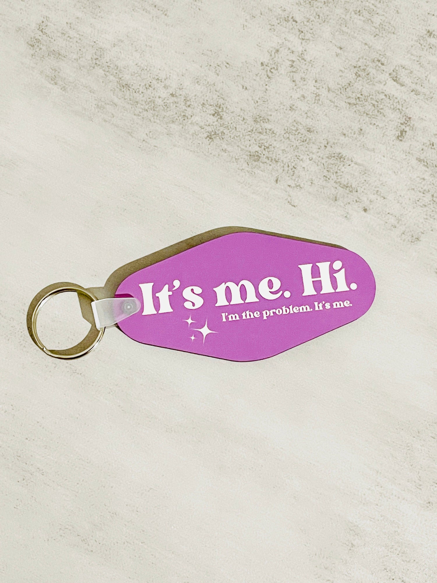 Motel Style Keychain, Taylor Inspired It's Me Design - Savedra James