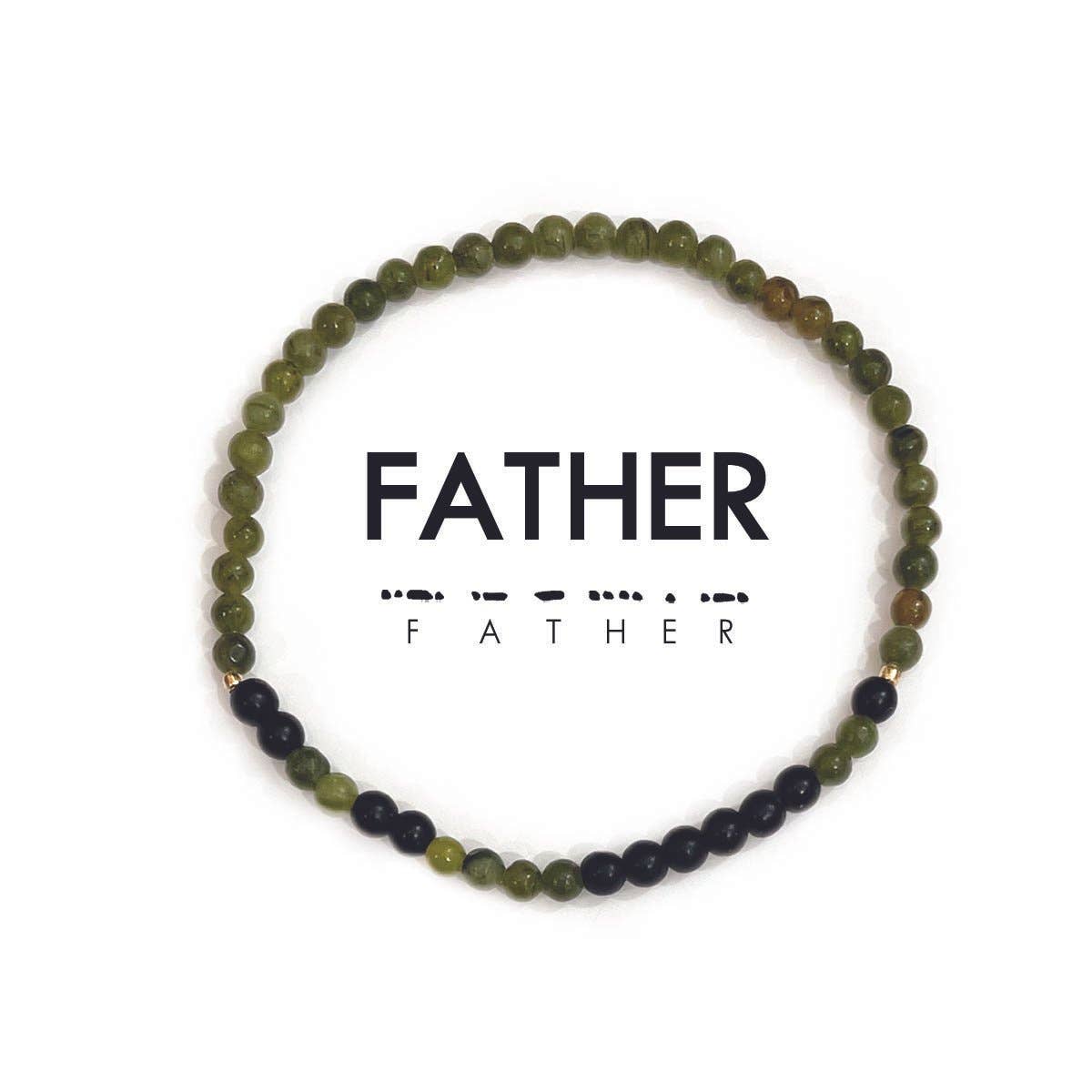Morse Code Bracelet Men's Extended Size | FATHER - Savedra James