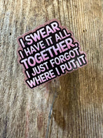 Badge Reel   I Swear I have it all together - Savedra James