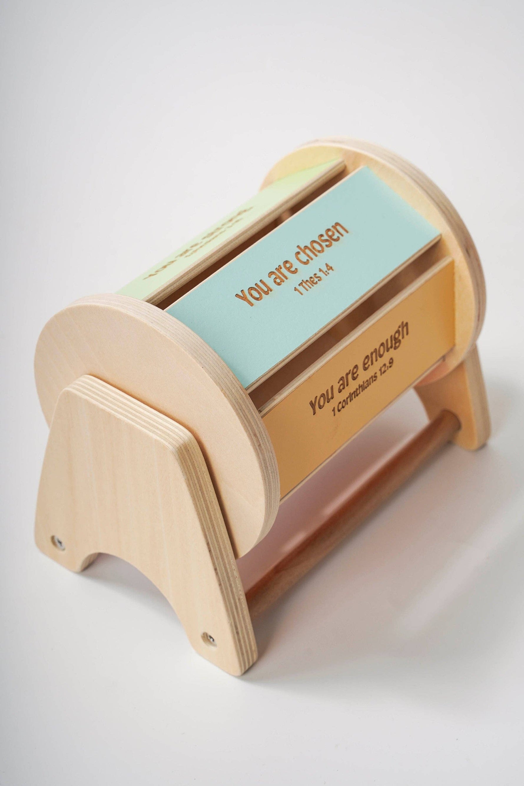 Devotion Wooden Drum - Kids Toy - Savedra James