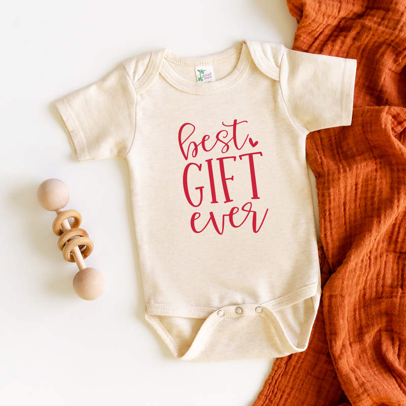 Christmas Pregnancy Announcement, Best Gift Ever Onesie