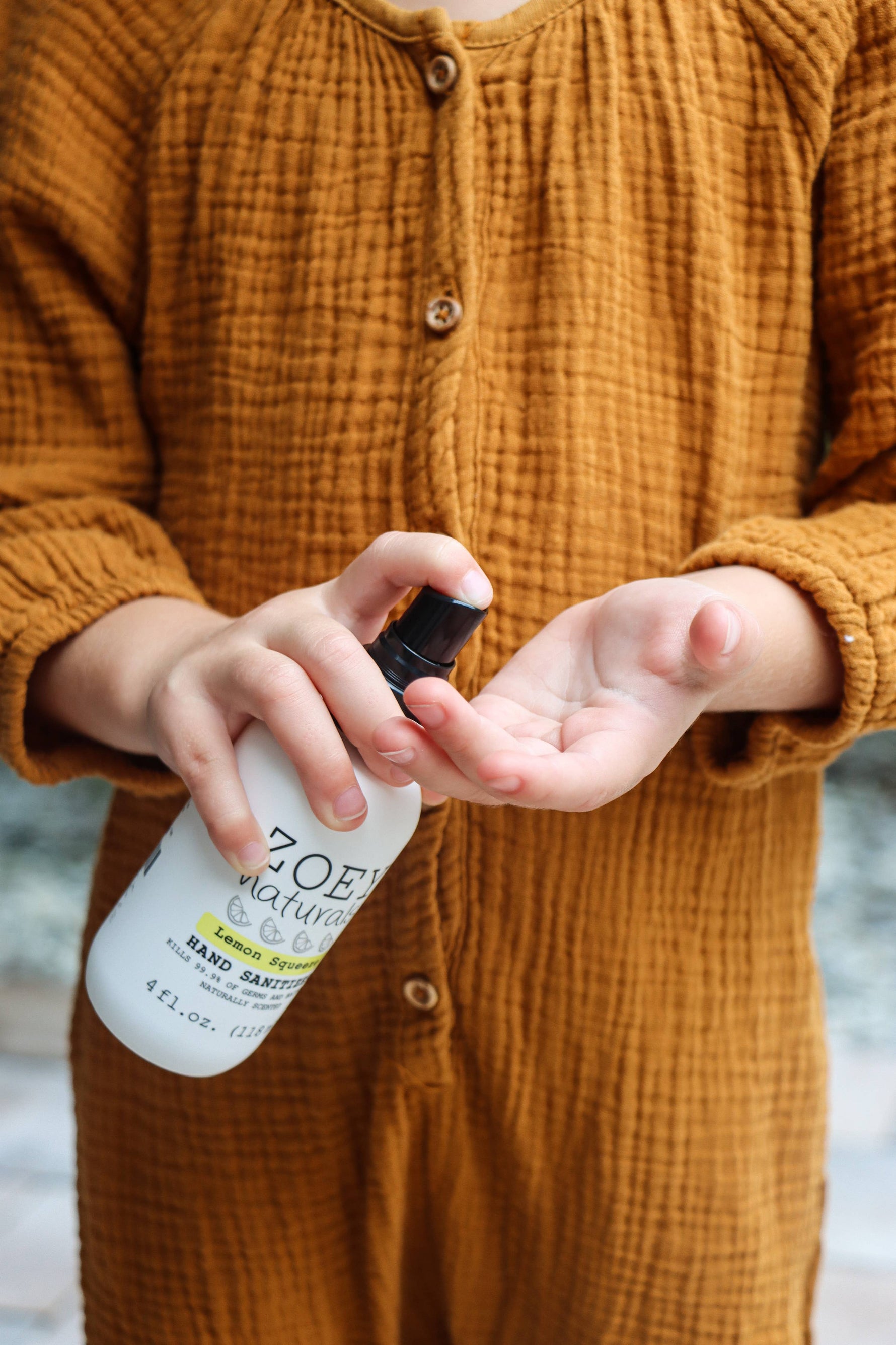 Lemon Squeeze Hand Sanitizer  - 4oz - Savedra James