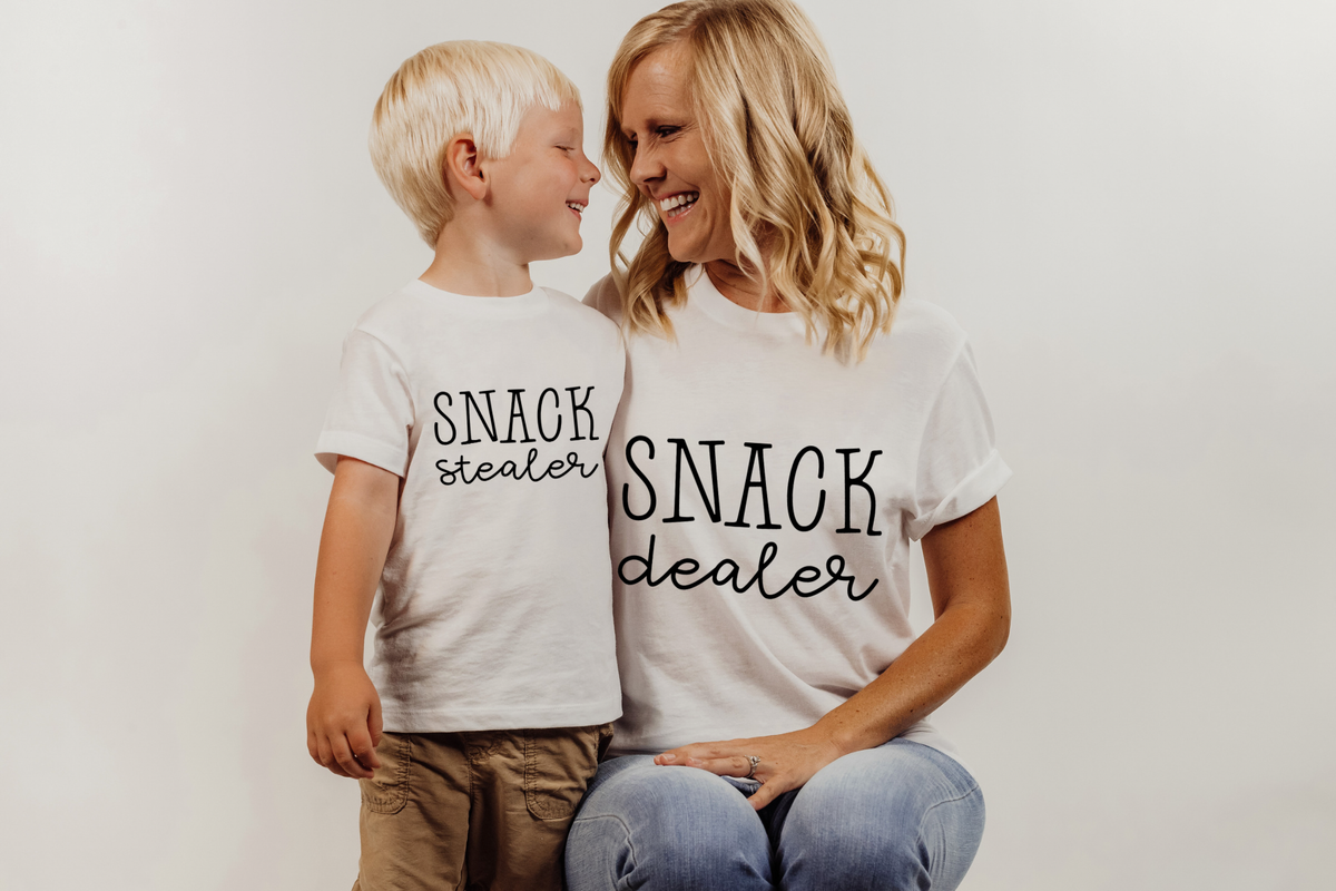 Snack Stealer | 100% Cotton Baby Bodysuit or Tee - Savedra James