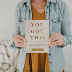 holding the women devotional journal