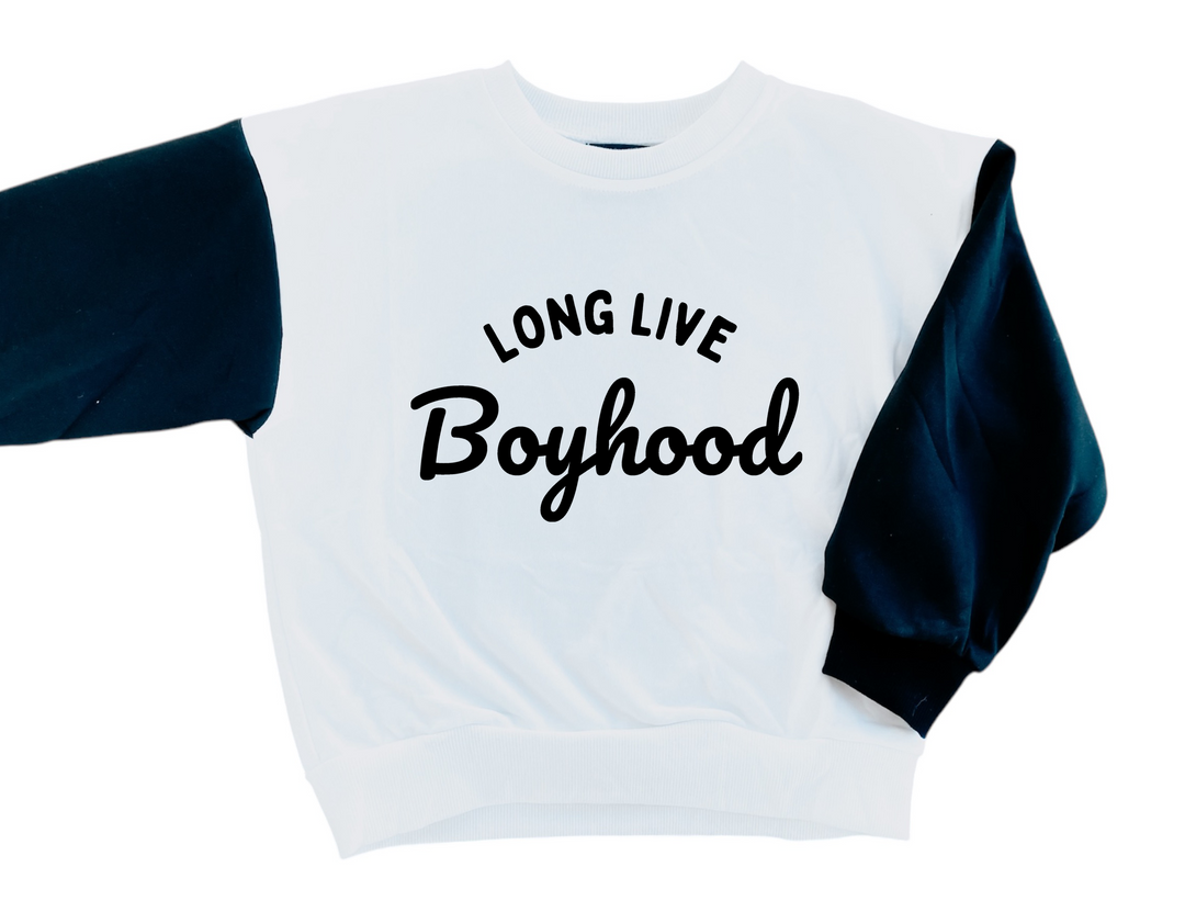 Long Live Boyhood | Baby, Toddler Youth Boys Sweatshirt