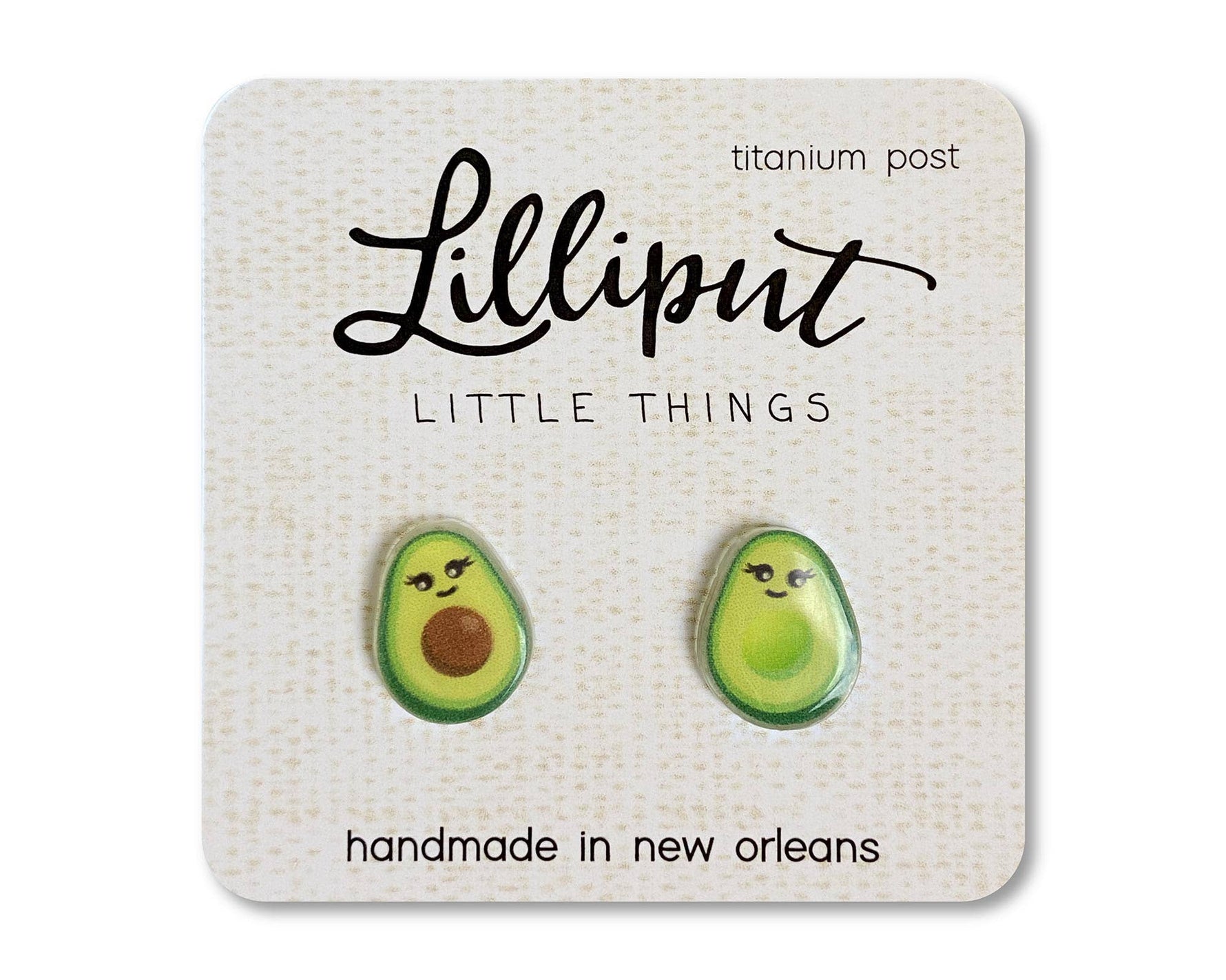 Kawaii Avocado Earrings - Savedra James